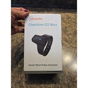 Wellue Checkme  O2 Max Wrist Oxygen Monitor with Pulse tracking